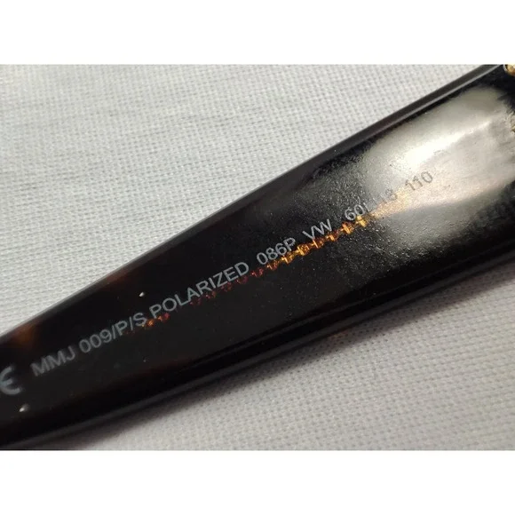 Marc by Marc Jacobs MMJ 009/P/S Tortoise Sunglasses Polarized Brown Lens 60-18 - Picture 10 of 11